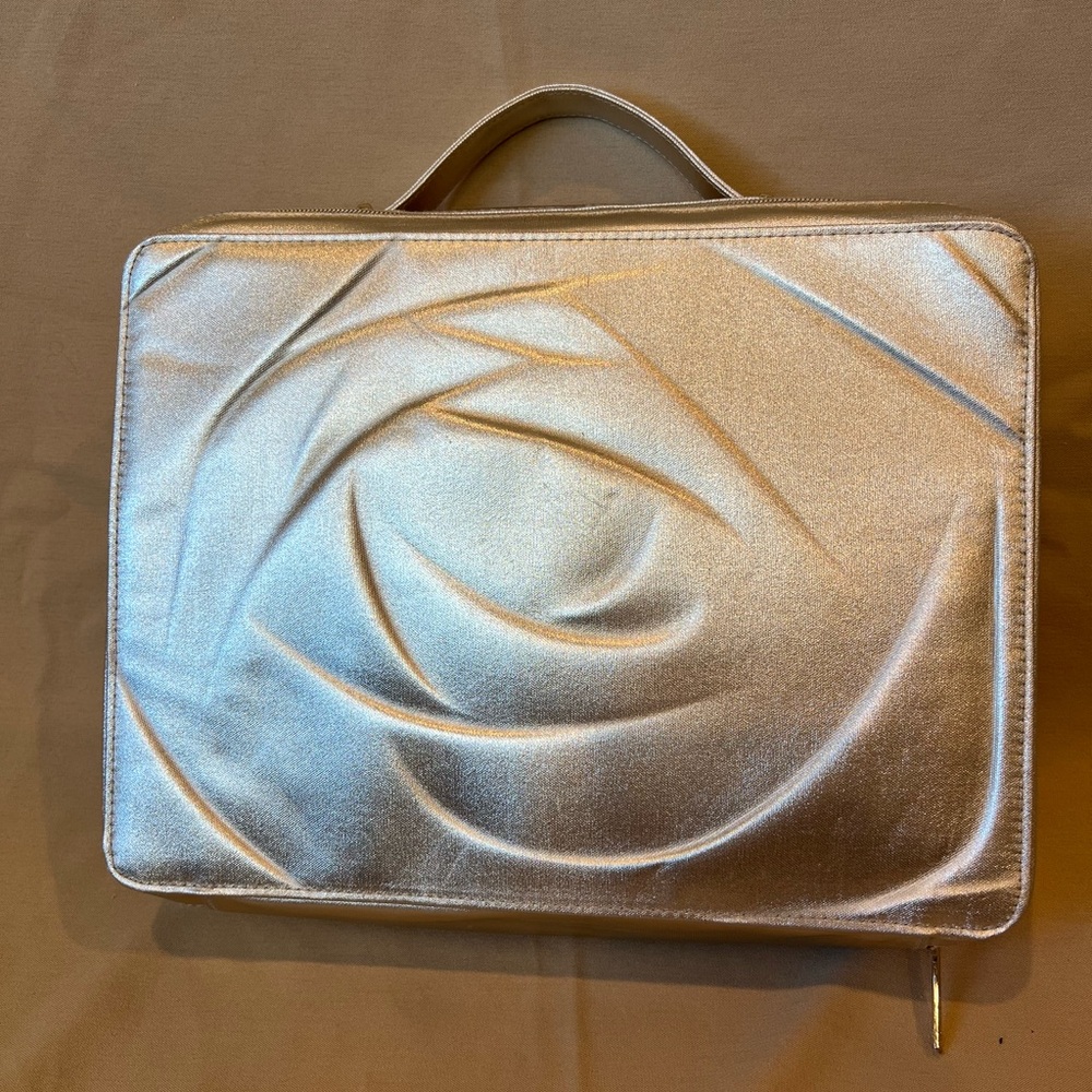 Lancome champagne gold metalic case .
